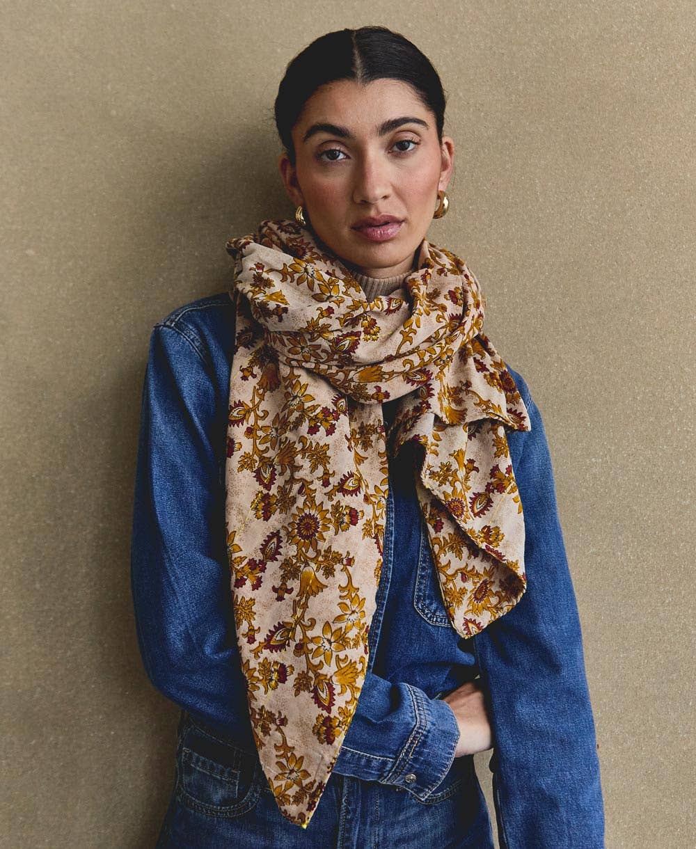 Kantha Long Scarf - No. 240839