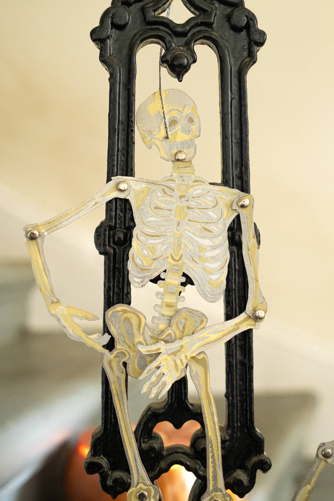 Dancing Skeletons Paper Ornaments
