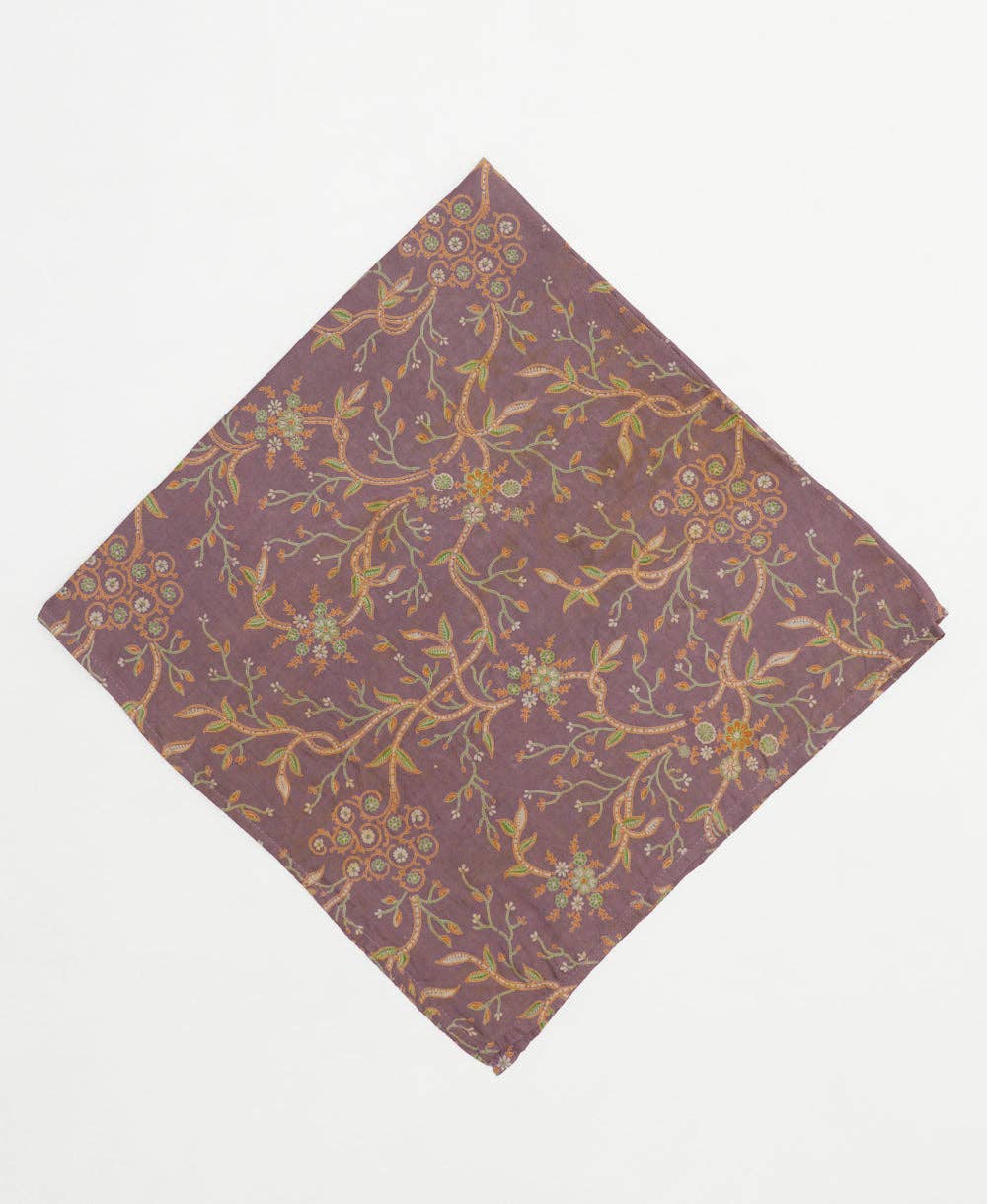 Vintage Silk Bandana - No. 250406