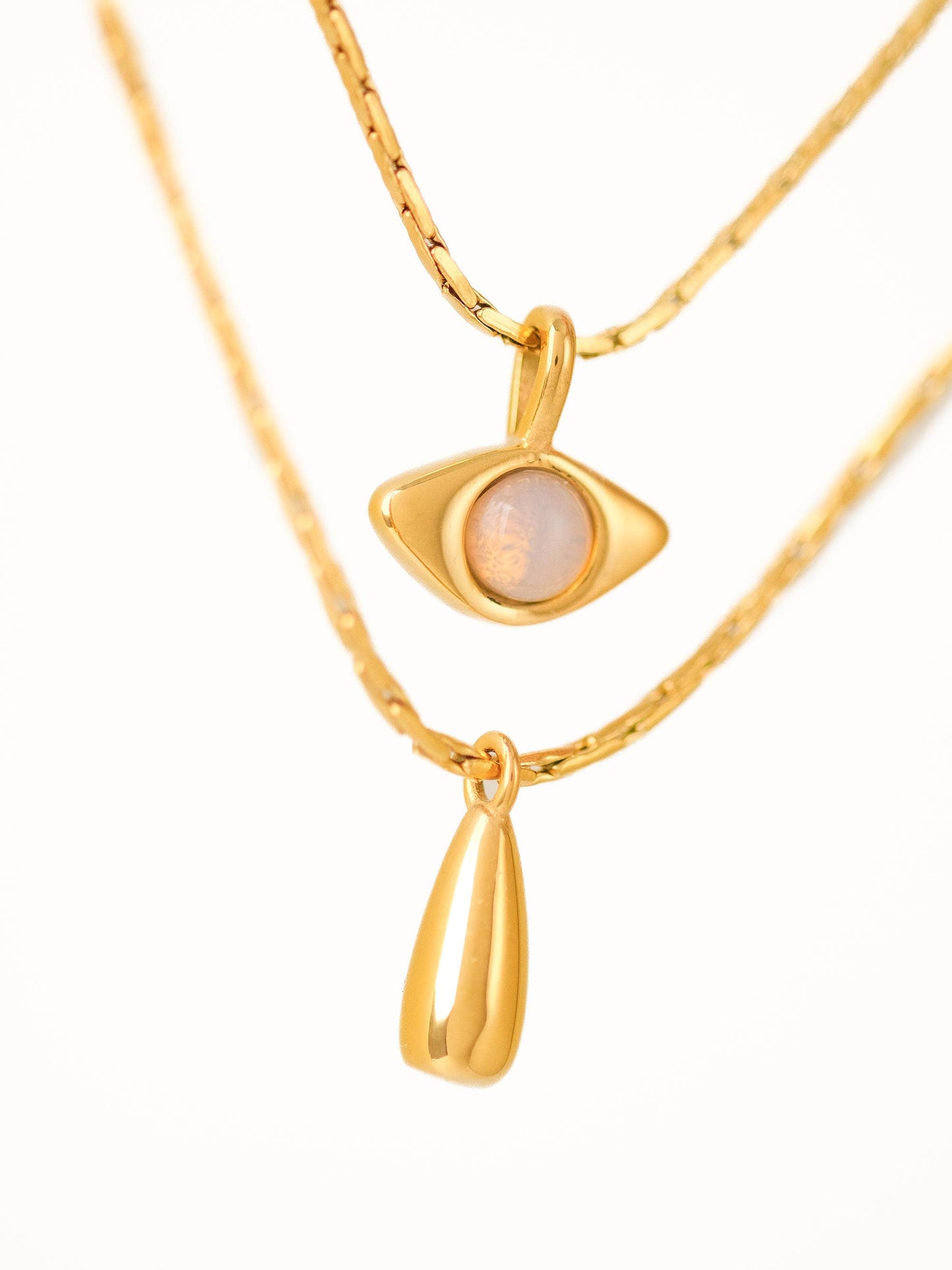 Nova 18K Layered Eye Necklace