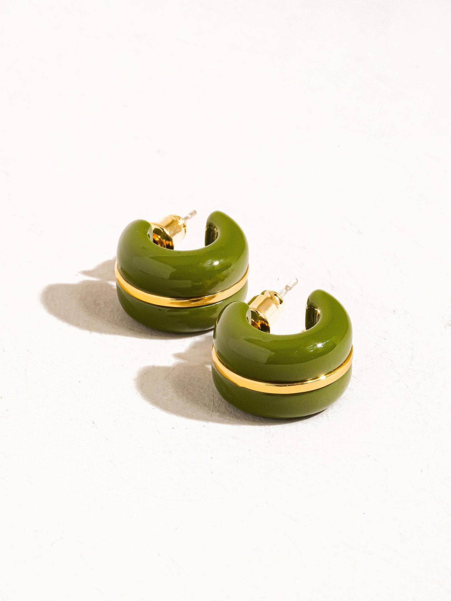 Arlo 18K Gold Small C Earring