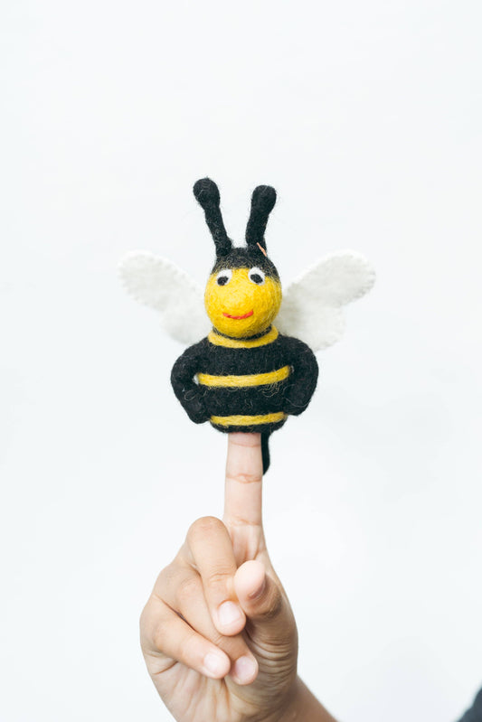 Bumblebee Finger Puppet