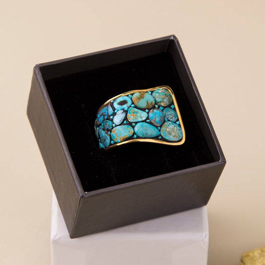 Turquoise Chakaar Ring