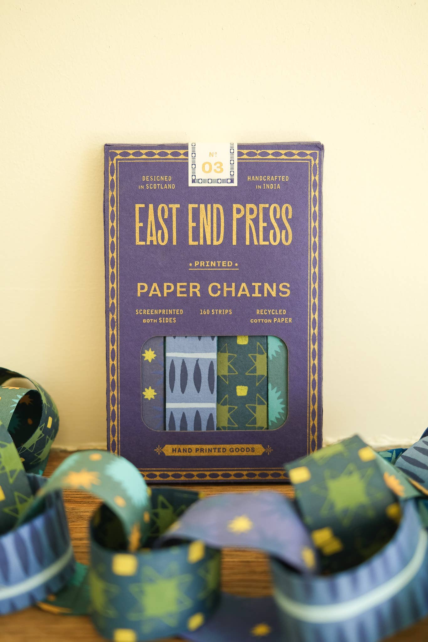 Blue & Yellow Paper Chain Kit