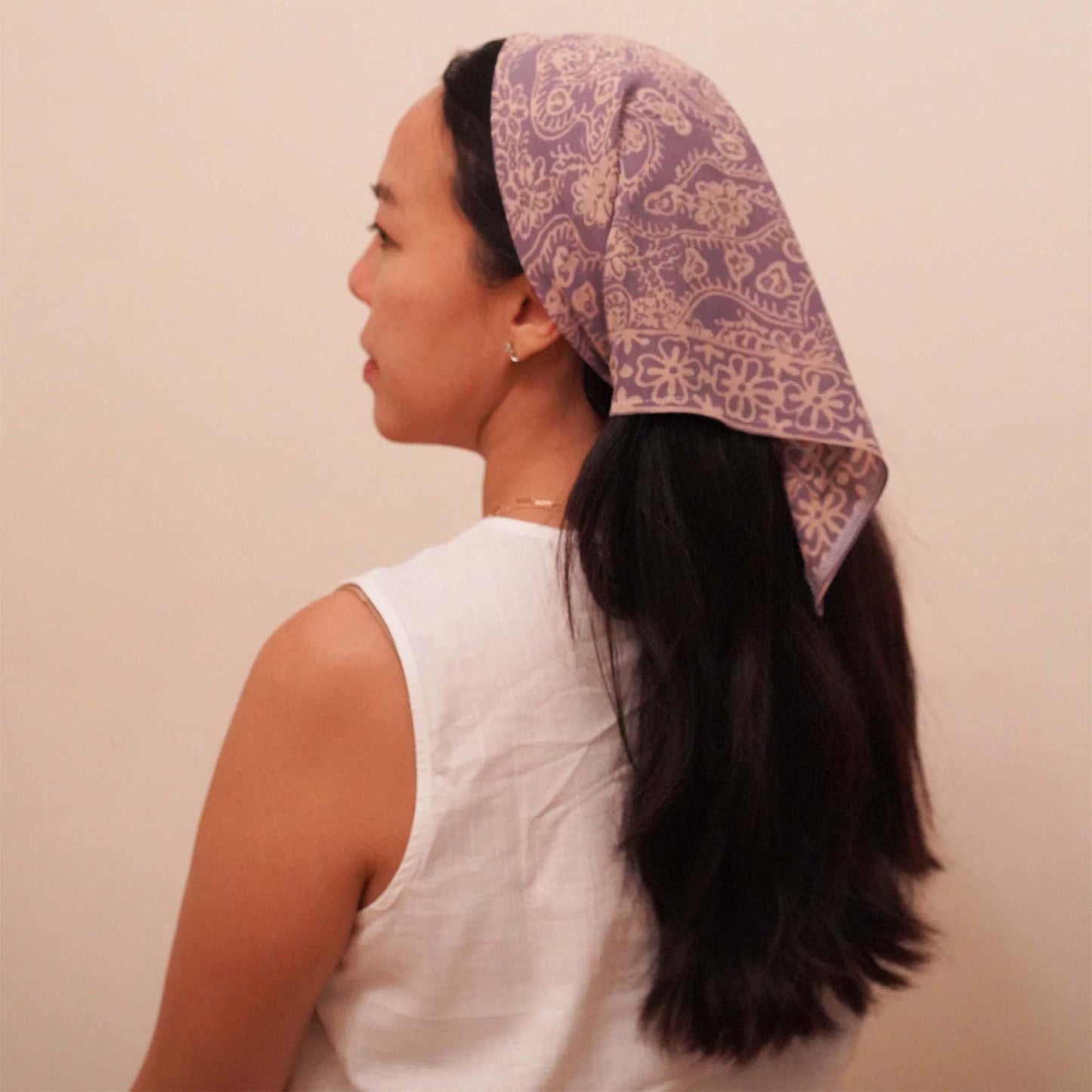 Gray Batik Bandana