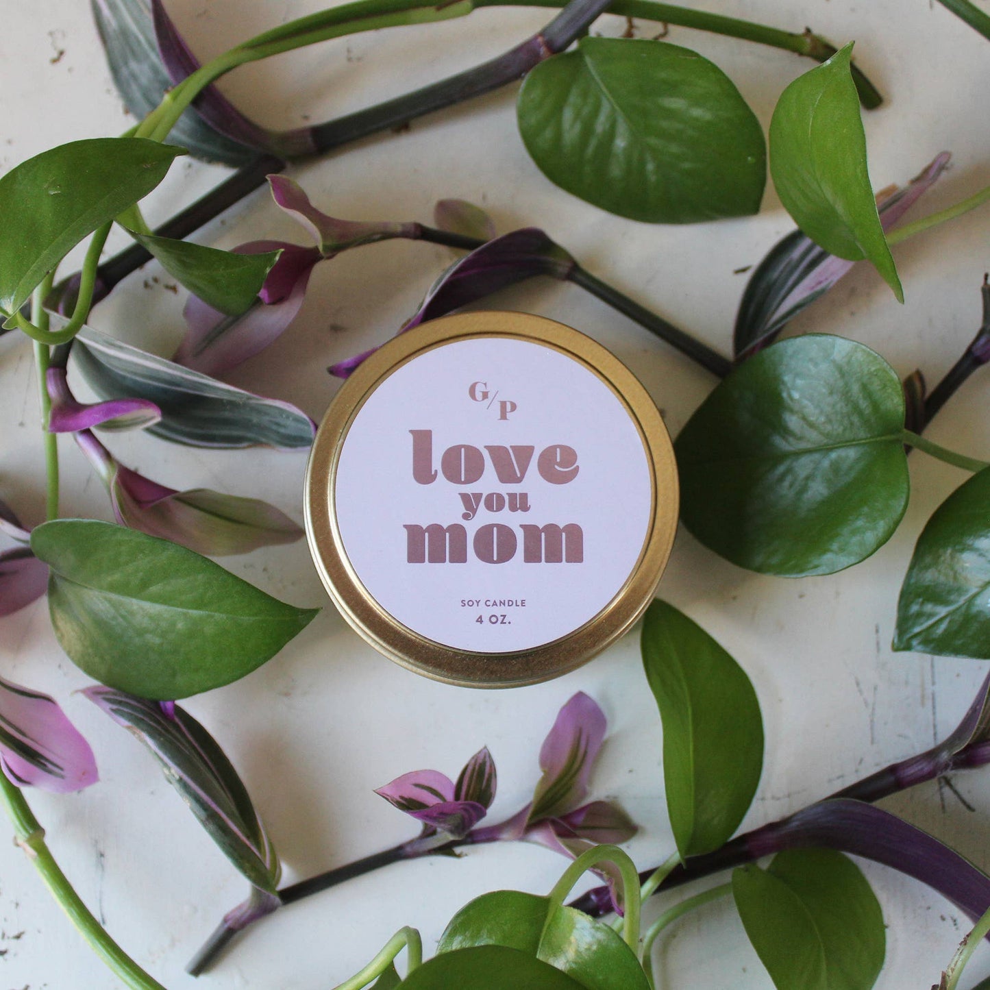 Love You Mom Candle
