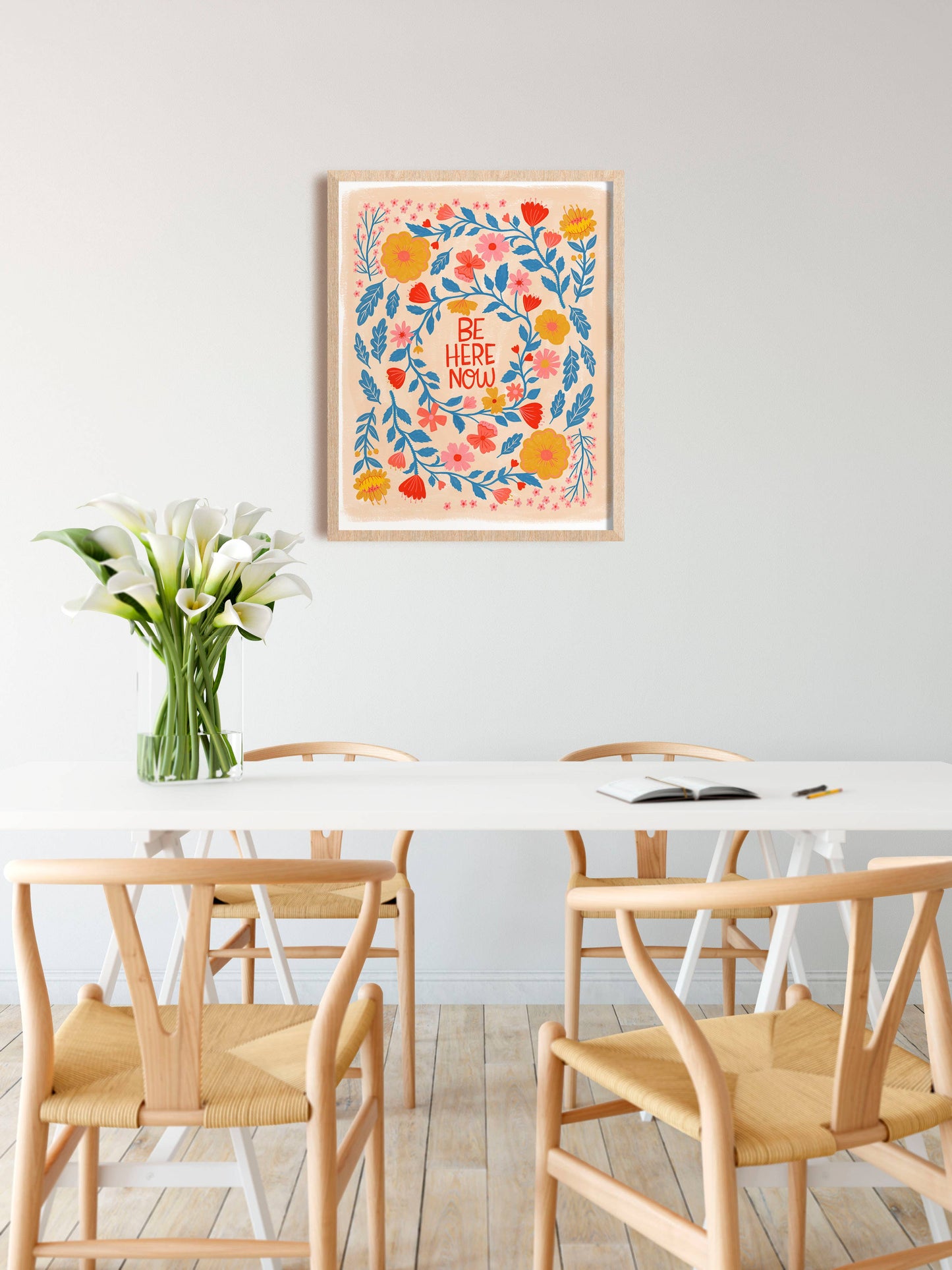 Be Here Now Art Print