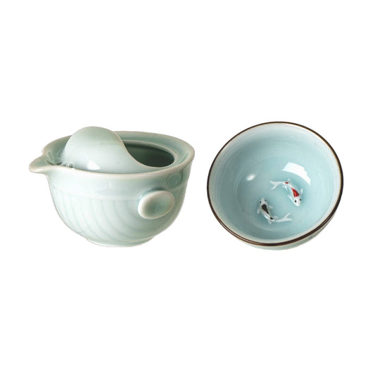Japanese Tea Pot with Cup