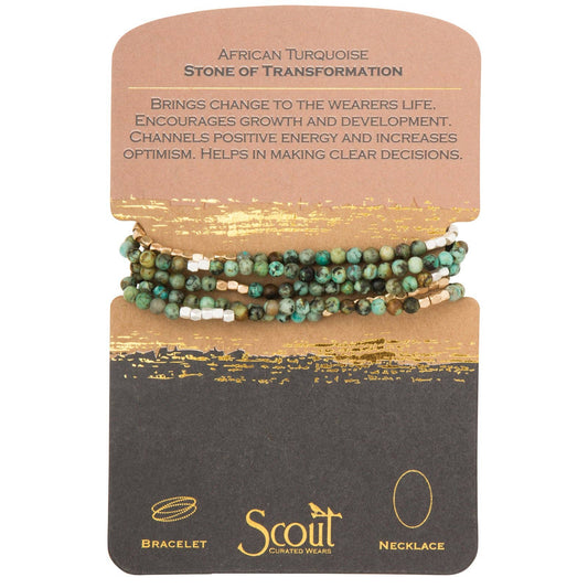 Stone Wrap: African Turquoise