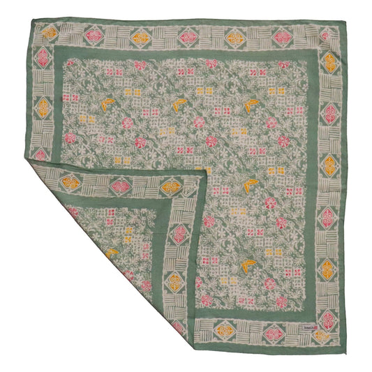 Lime & Cream Batik Bandana