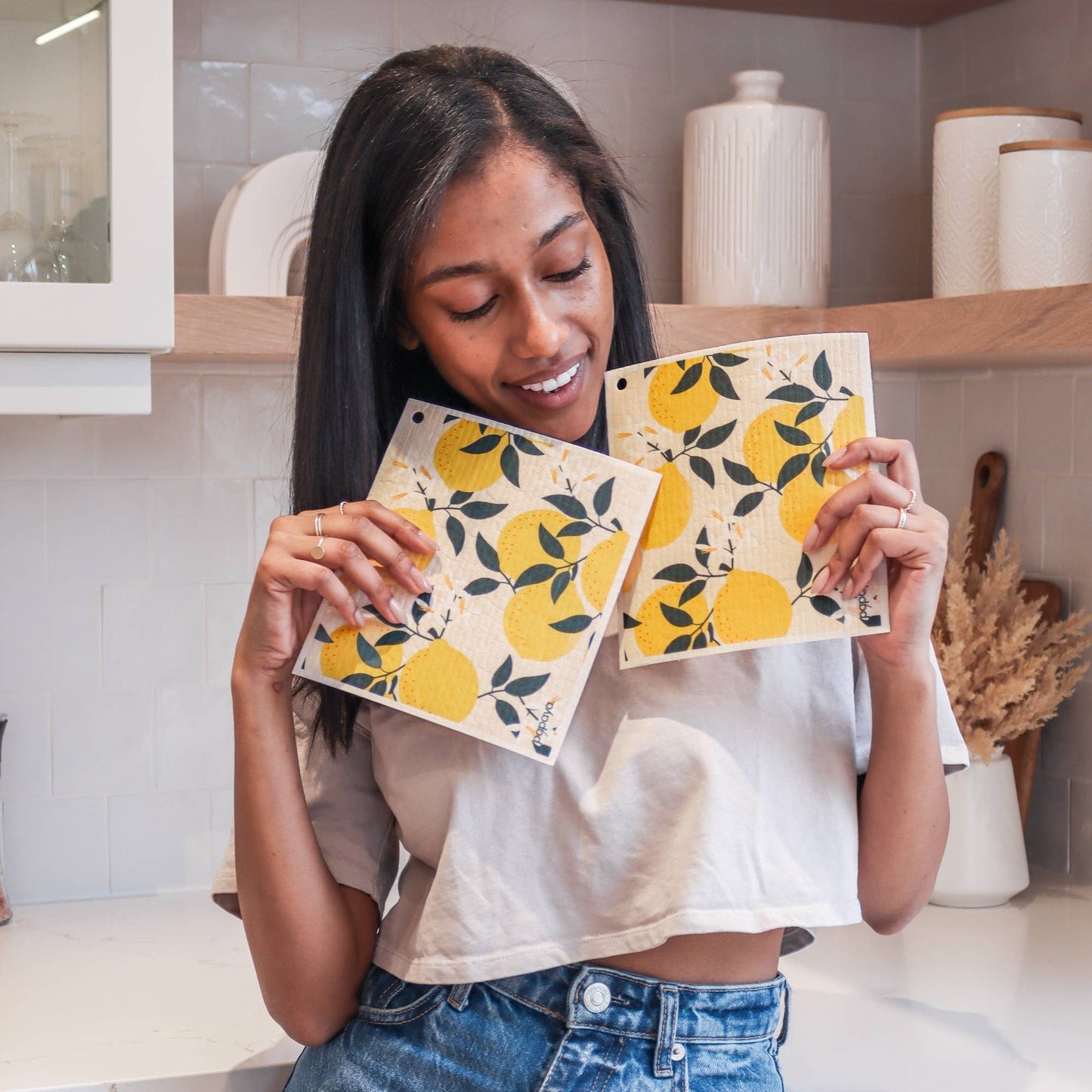 Lemon Squeeze Reusable Paper Towel