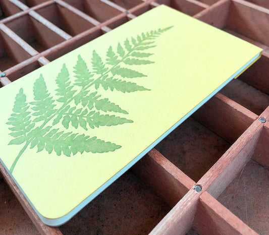 Fern jotter notepad