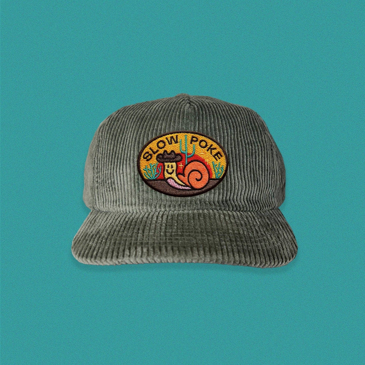 Slow Poke 5-Panel Corduroy Hat