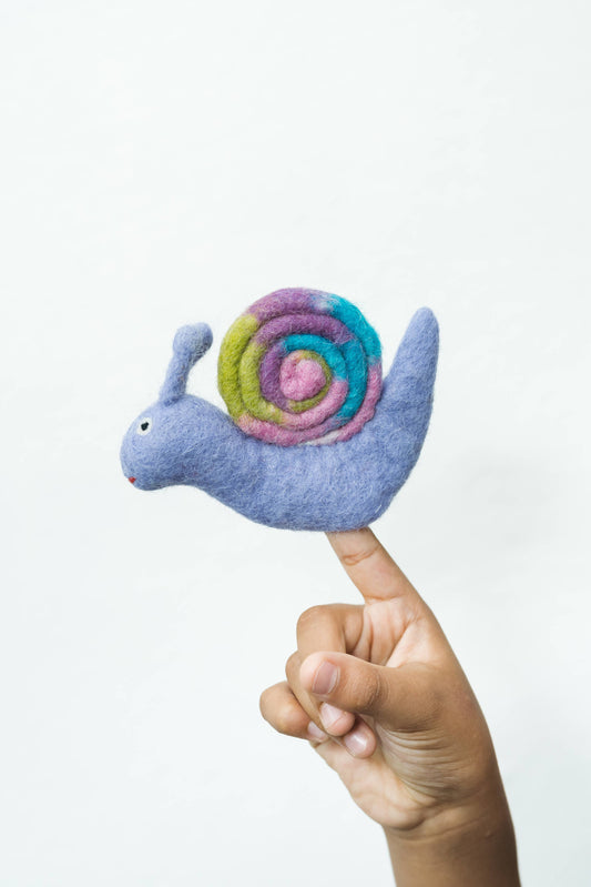 Snail Finger Puppet