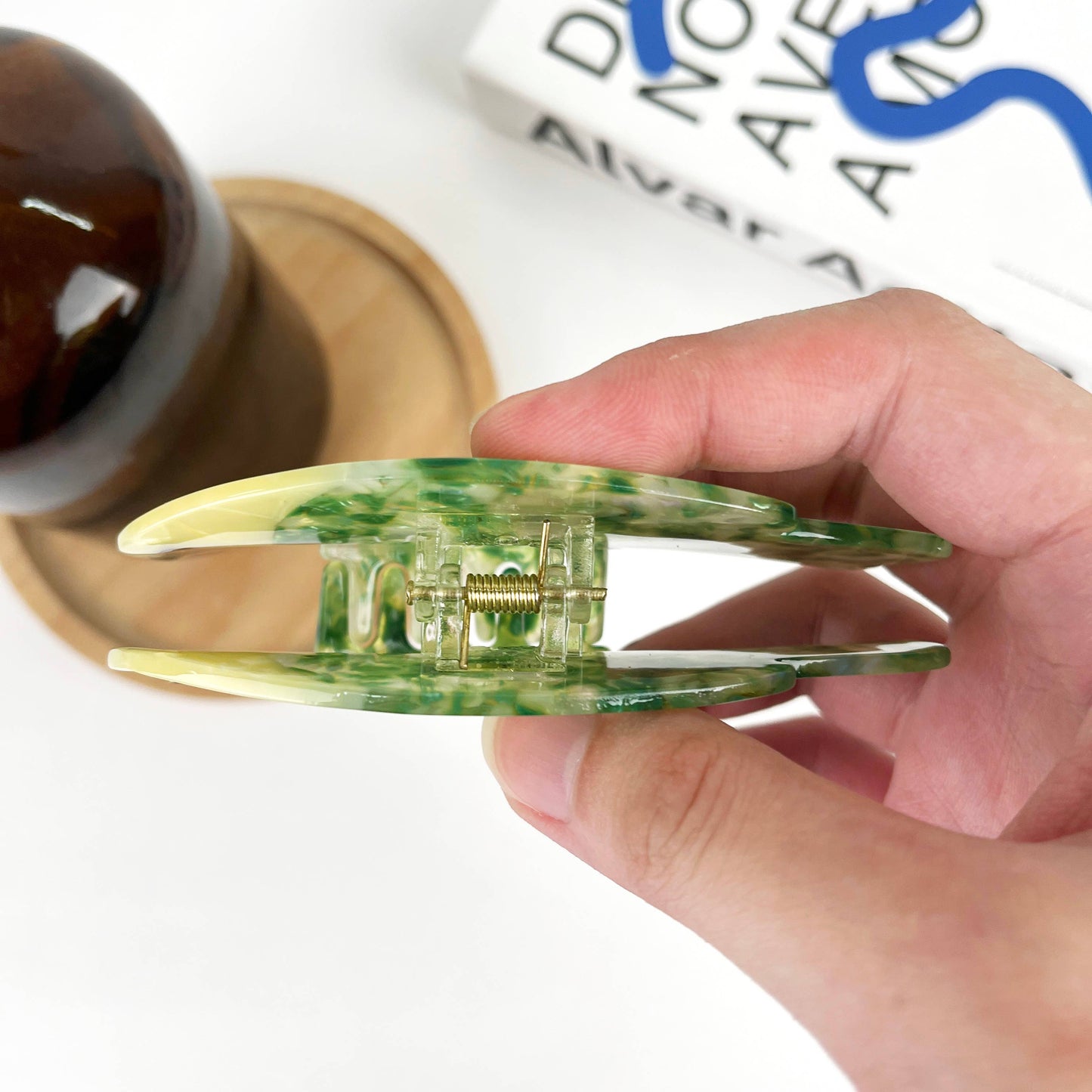 Emerald Bird Clip