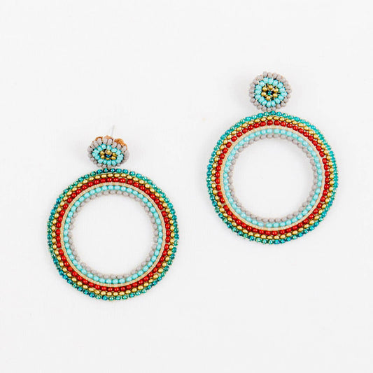 Open Circle Post Earrings