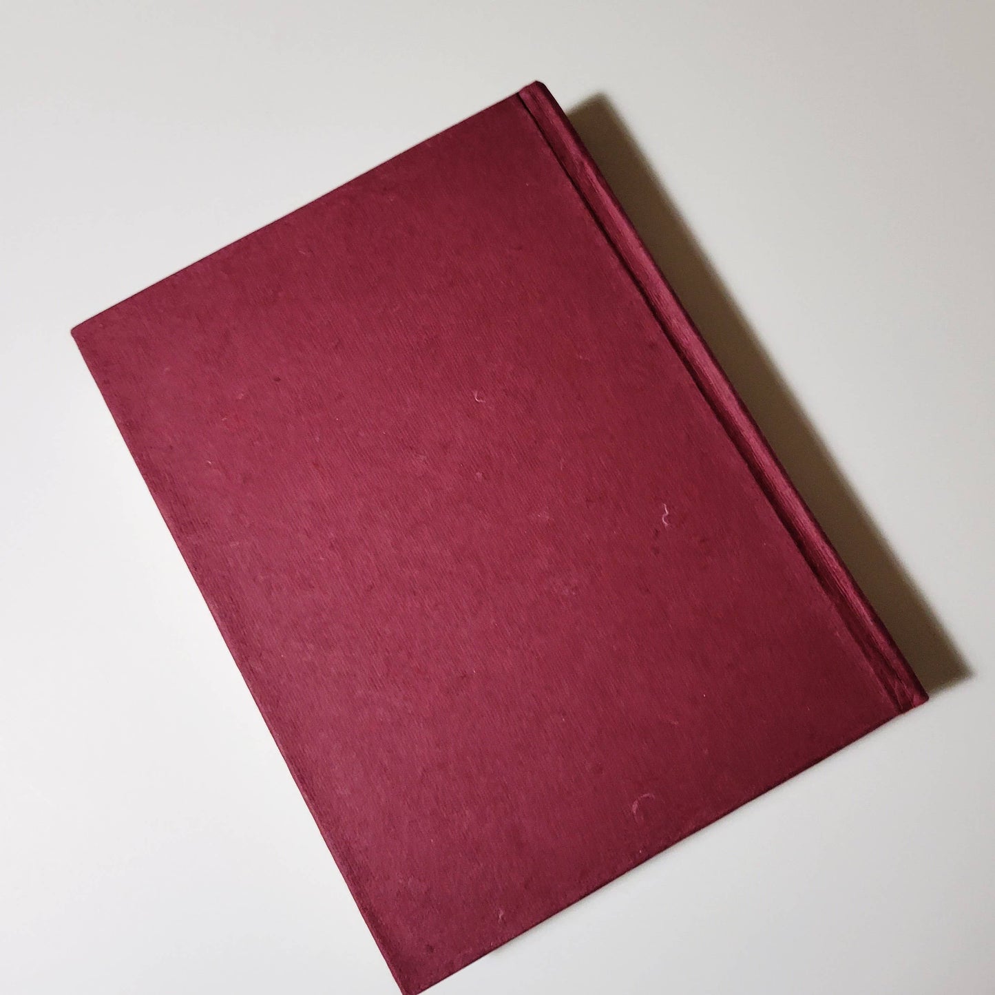 Burgundy Peacock Foiled Hard Cover Journal