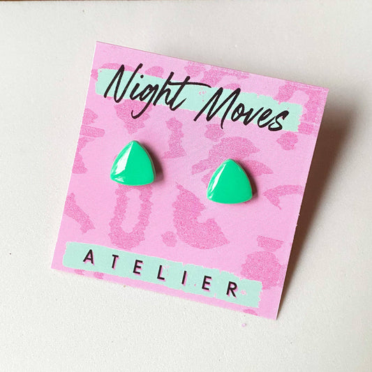 Triangle Polymer Clay Mini Studs