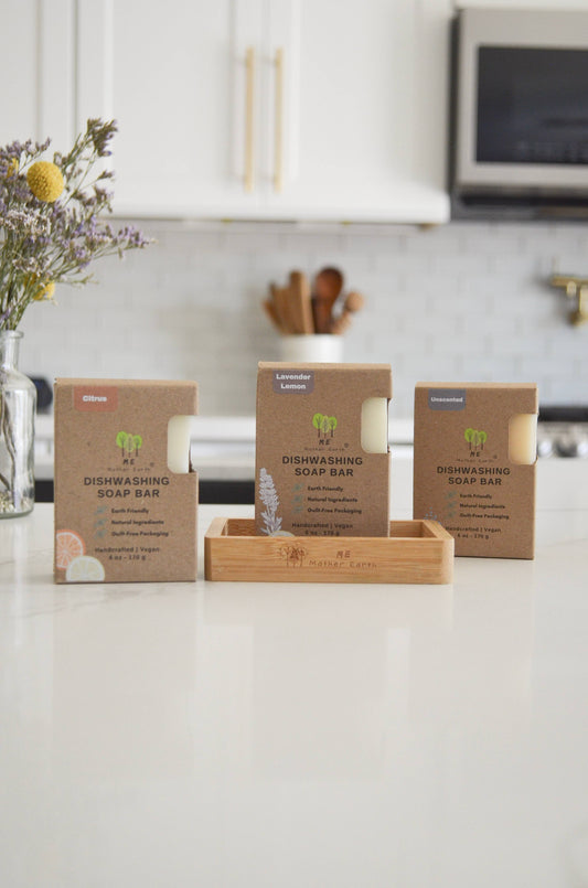 Zero-Waste-Geschirrspülseifenstücke