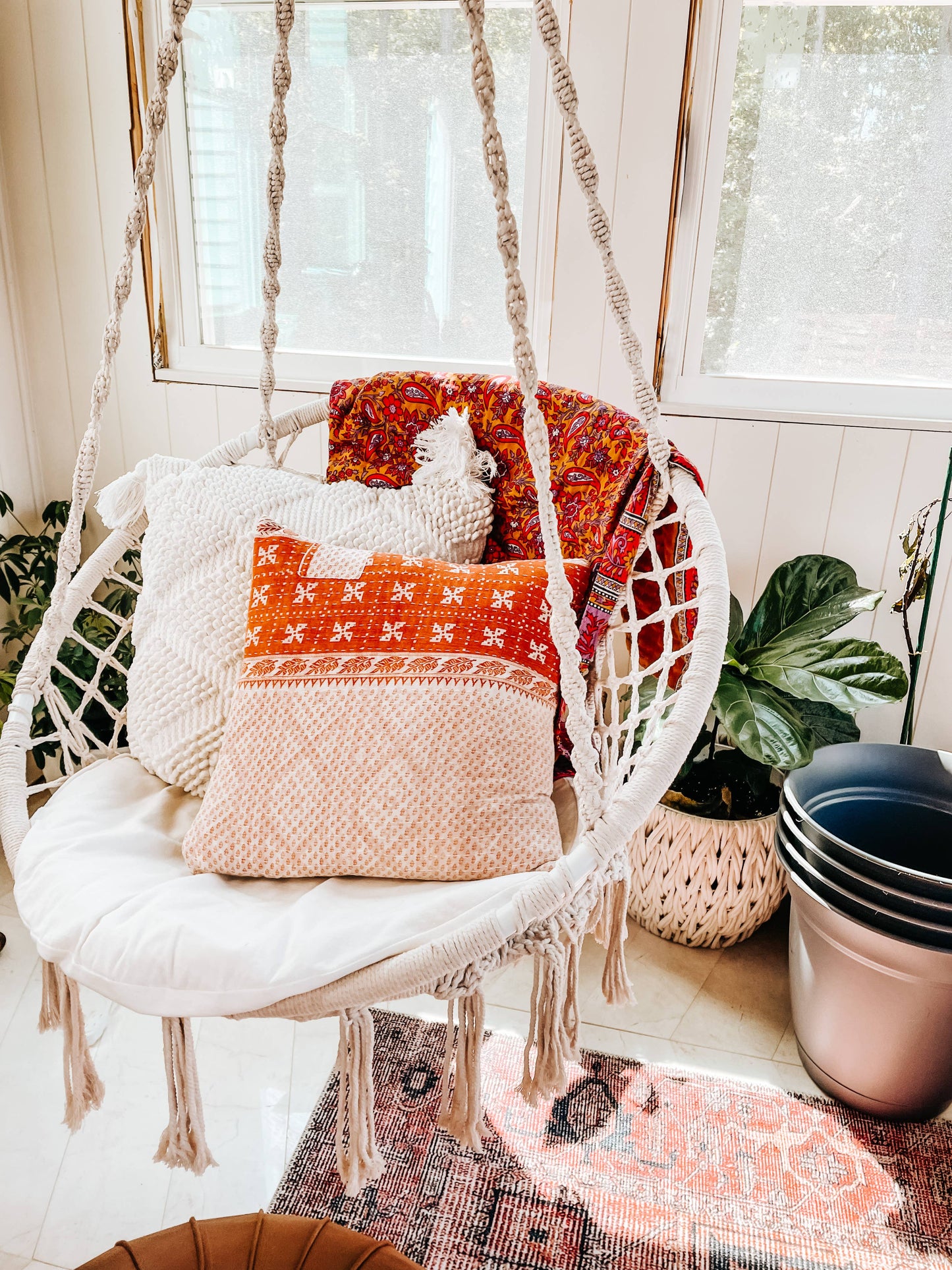 Funda de almohada Kantha