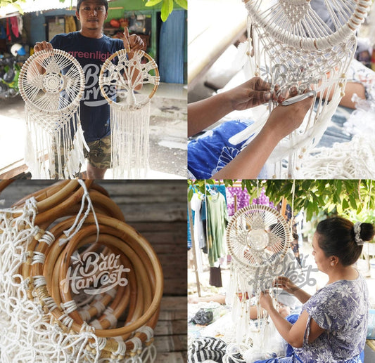 Atrapasueños de macramé