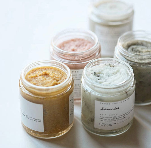 Lavendel-Salzpeeling