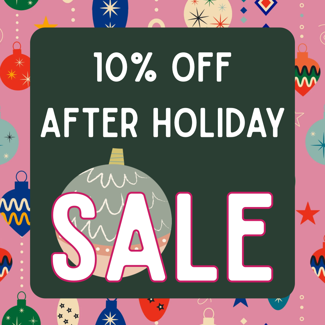 10% Off After Holiday Sale - Discount in Cart