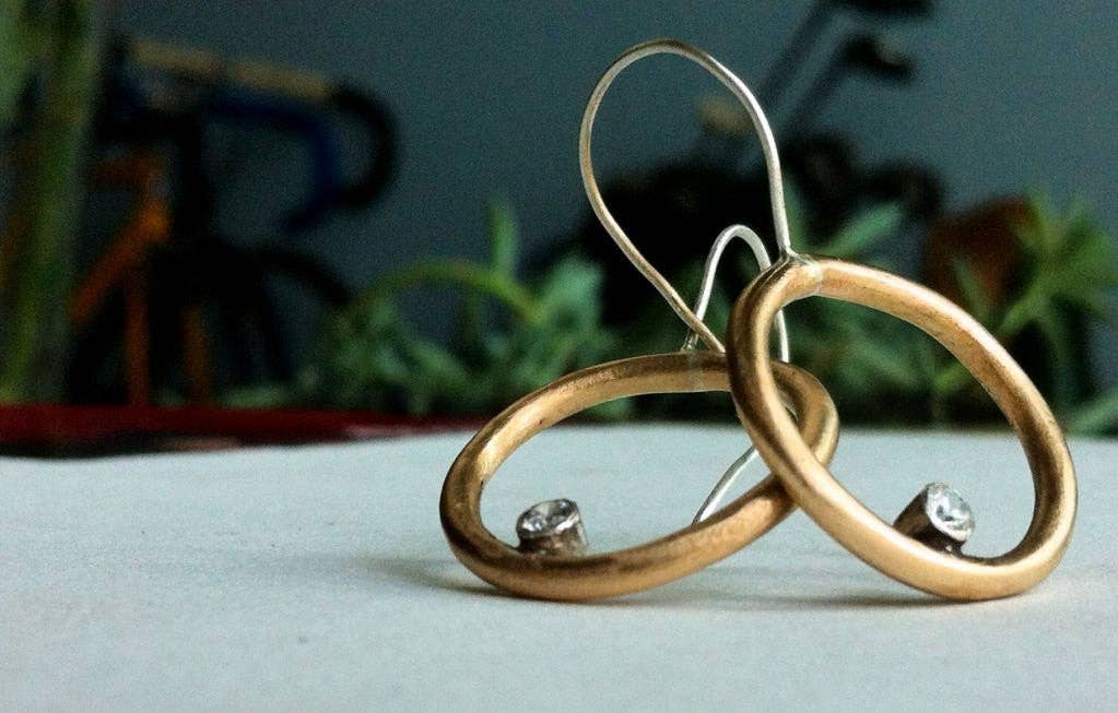 Dangle Circular Earrings