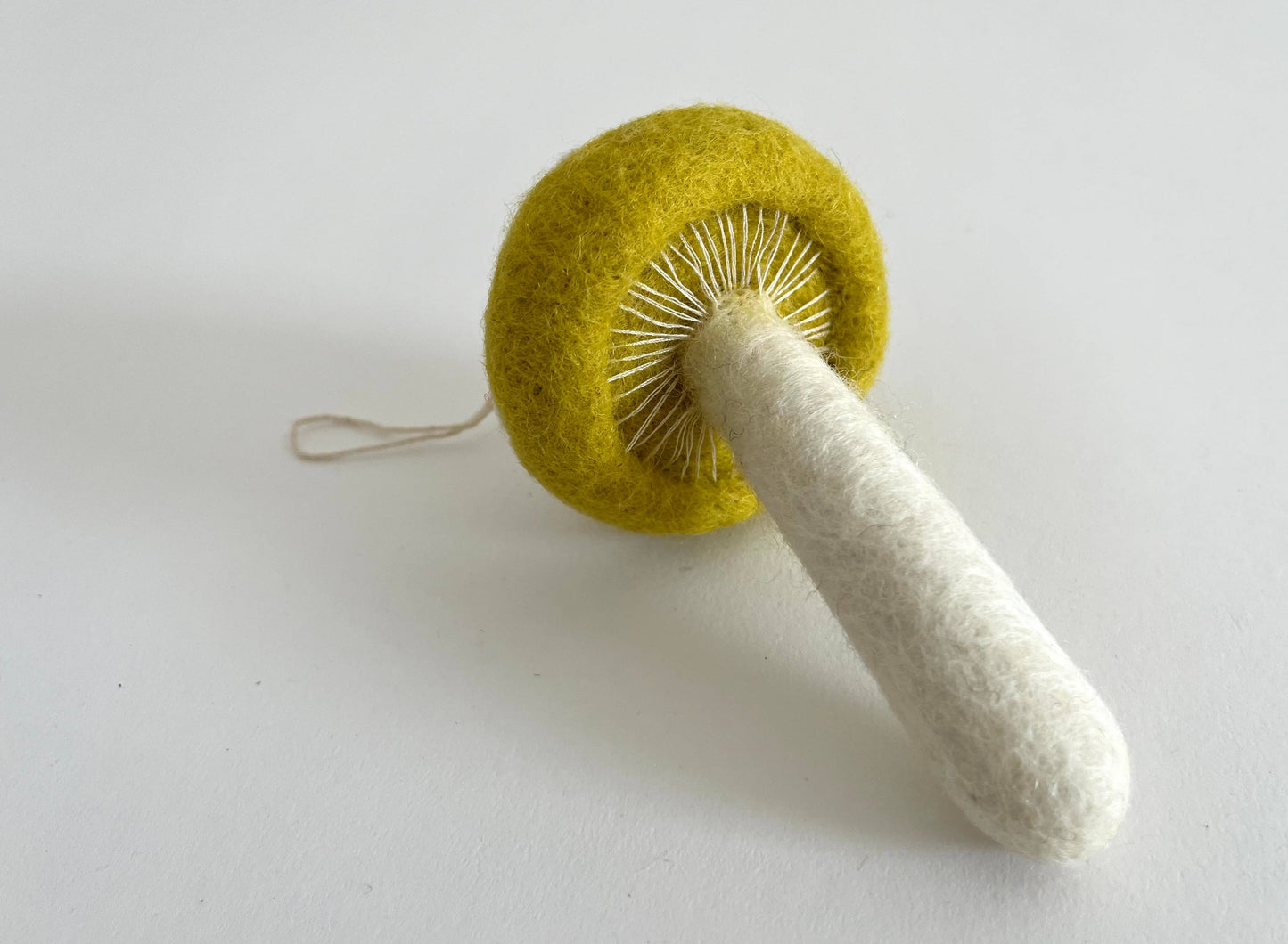 Felted Wool Mushroom Ornament