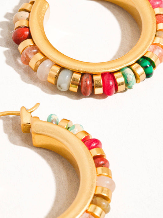 Capri 18K Hoop Earring