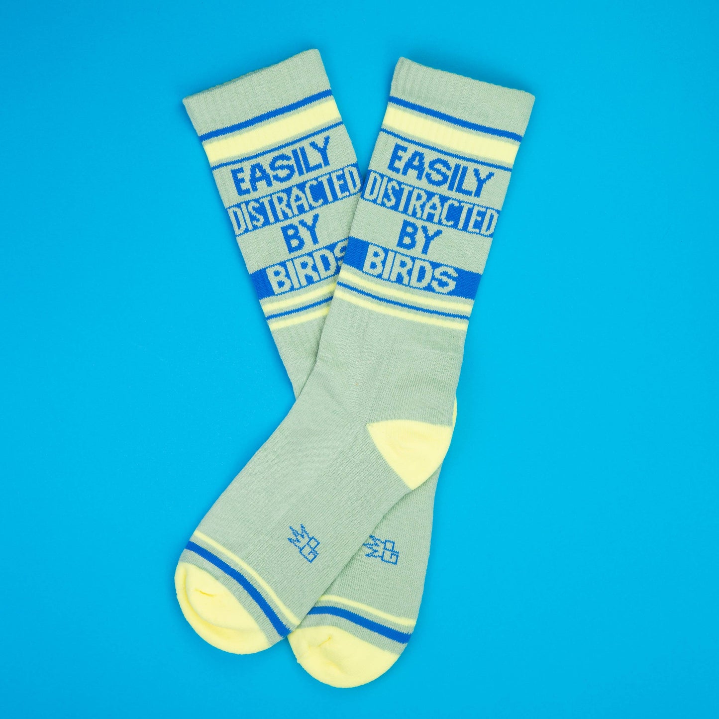 Easily Distracted By Birds Gym Crew Socks