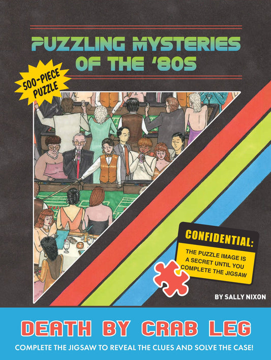 Mysteries of the 80s Death by Crab Leg 500-Piece Puzzle