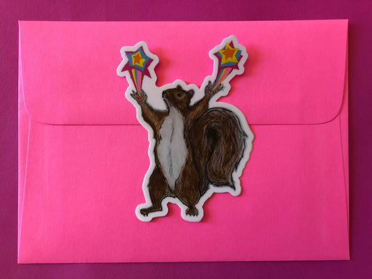 Magical Squirrel Sticker
