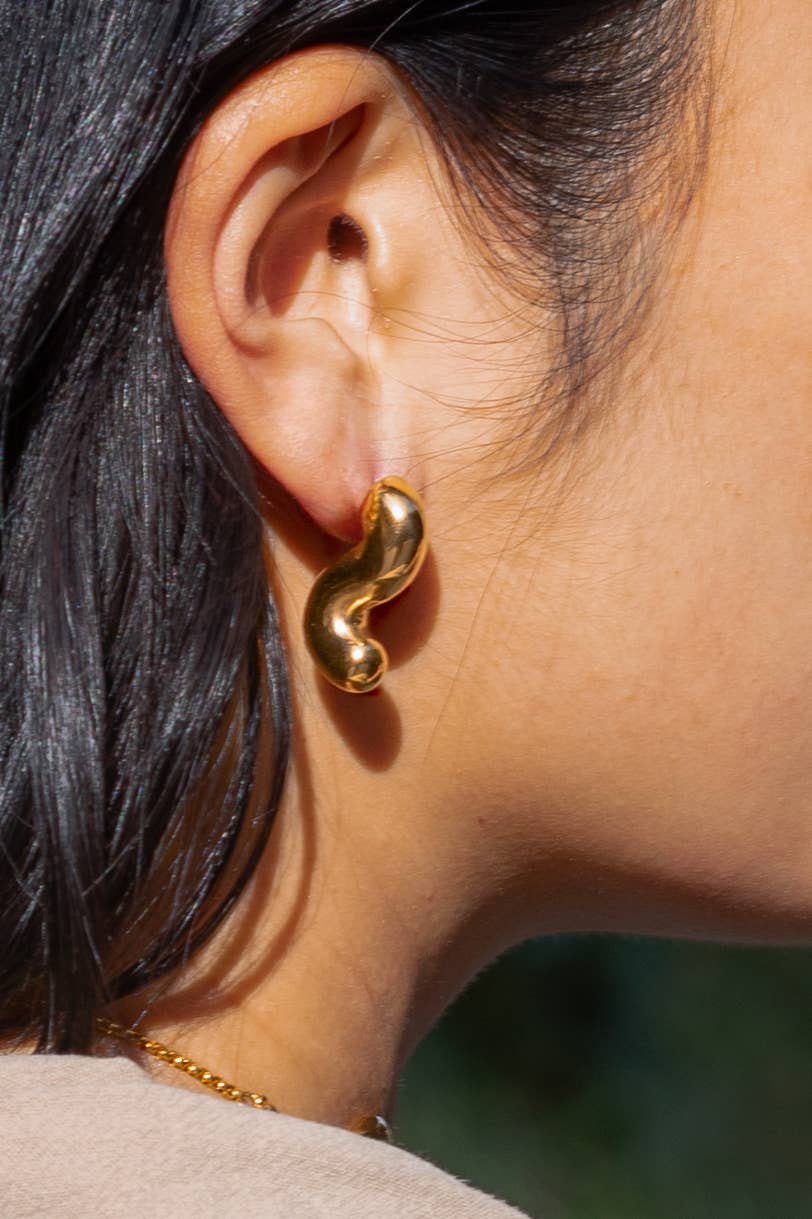 Alma Studs - 18K Gold Plated