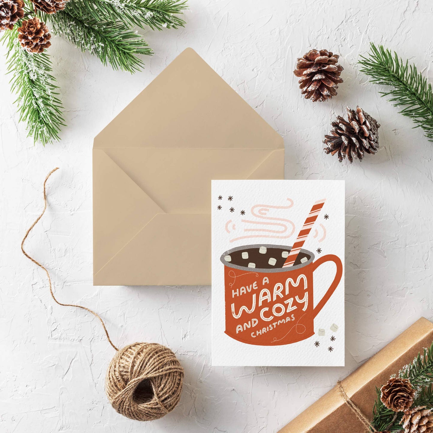 Hot Cocoa Christmas Card