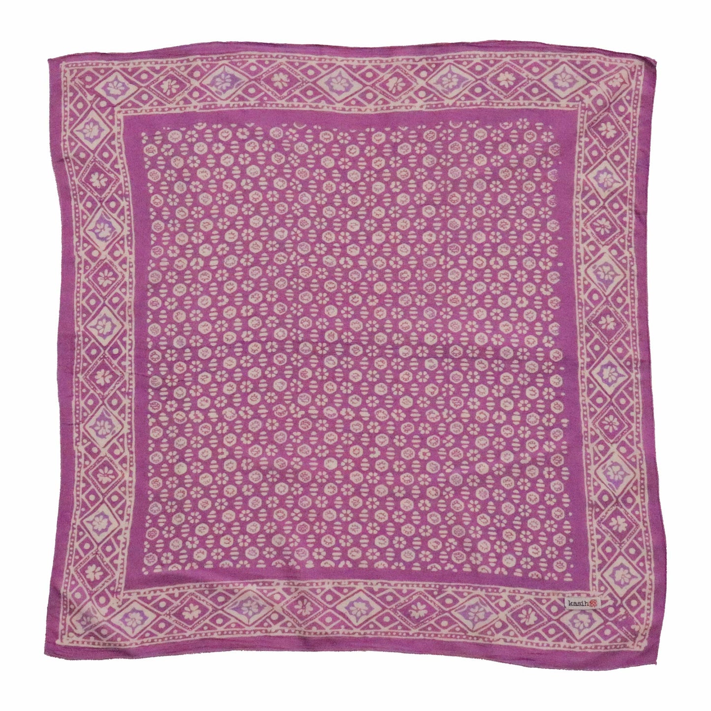 Hand Dyed Batik Bandana - Timeless Trace