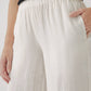 Women's Coastal Double Gauze Wide Leg Pant