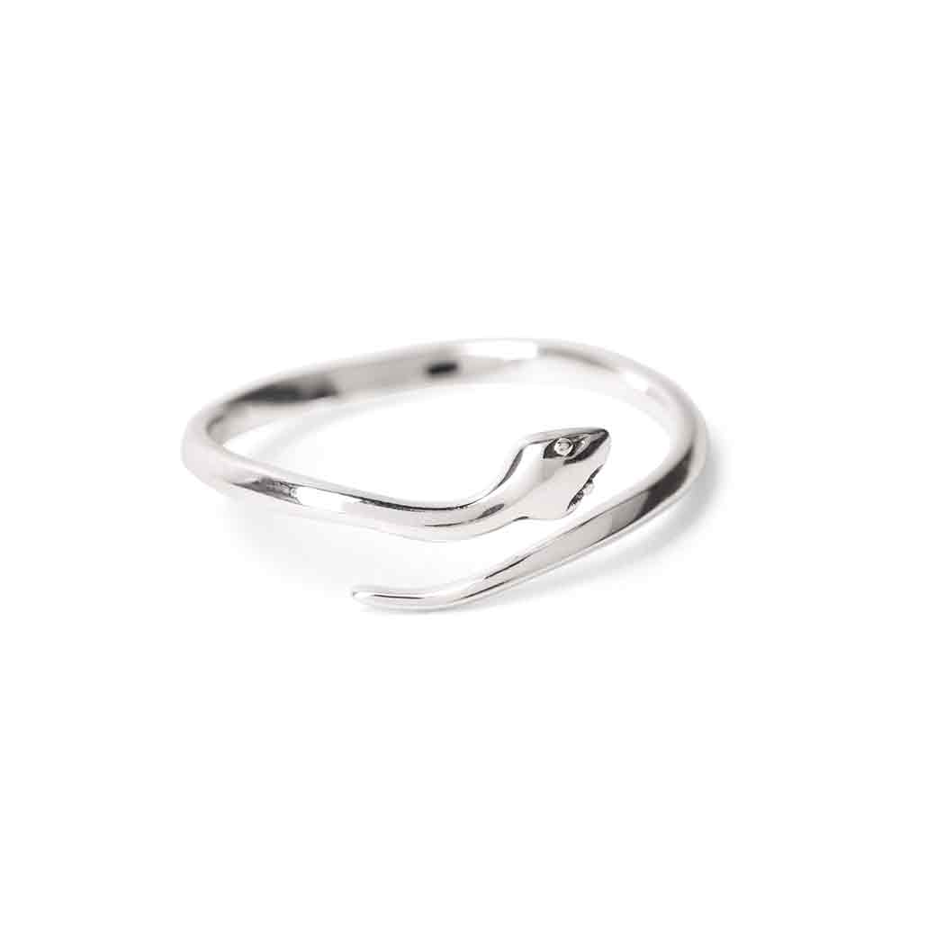 Sterling Silver Snake Ring