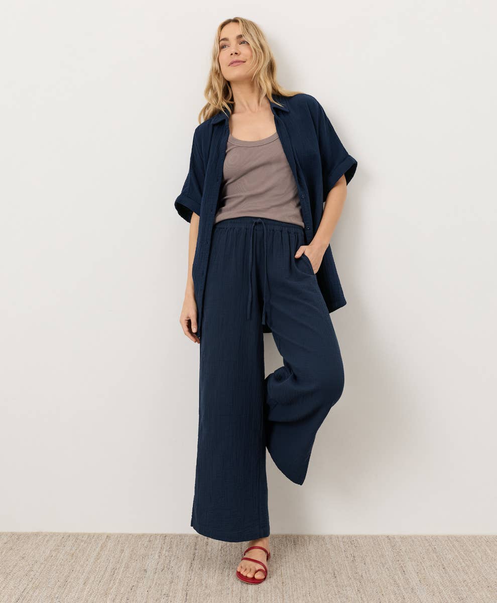 Coastal Double Gauze Relaxed Shirt