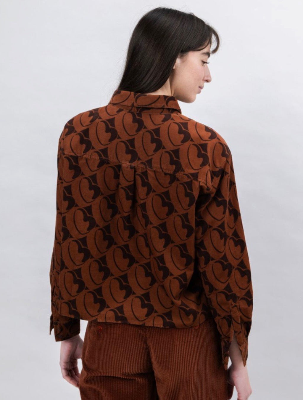 Bombon Babycord Boxy Button Down