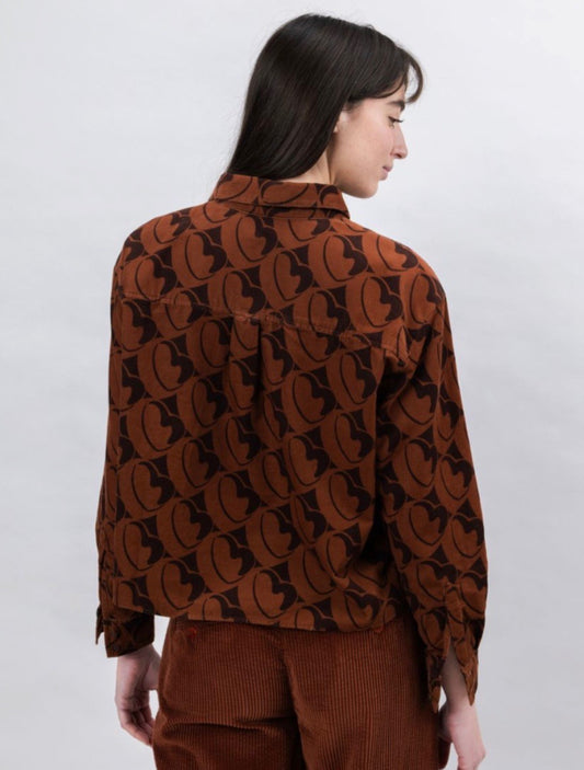 Bombon Babycord Boxy Button Down