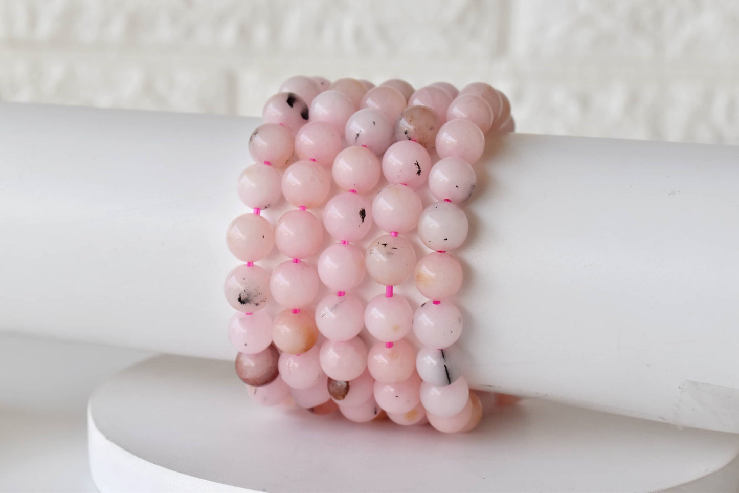 Pink Opal Gemstone Bracelet