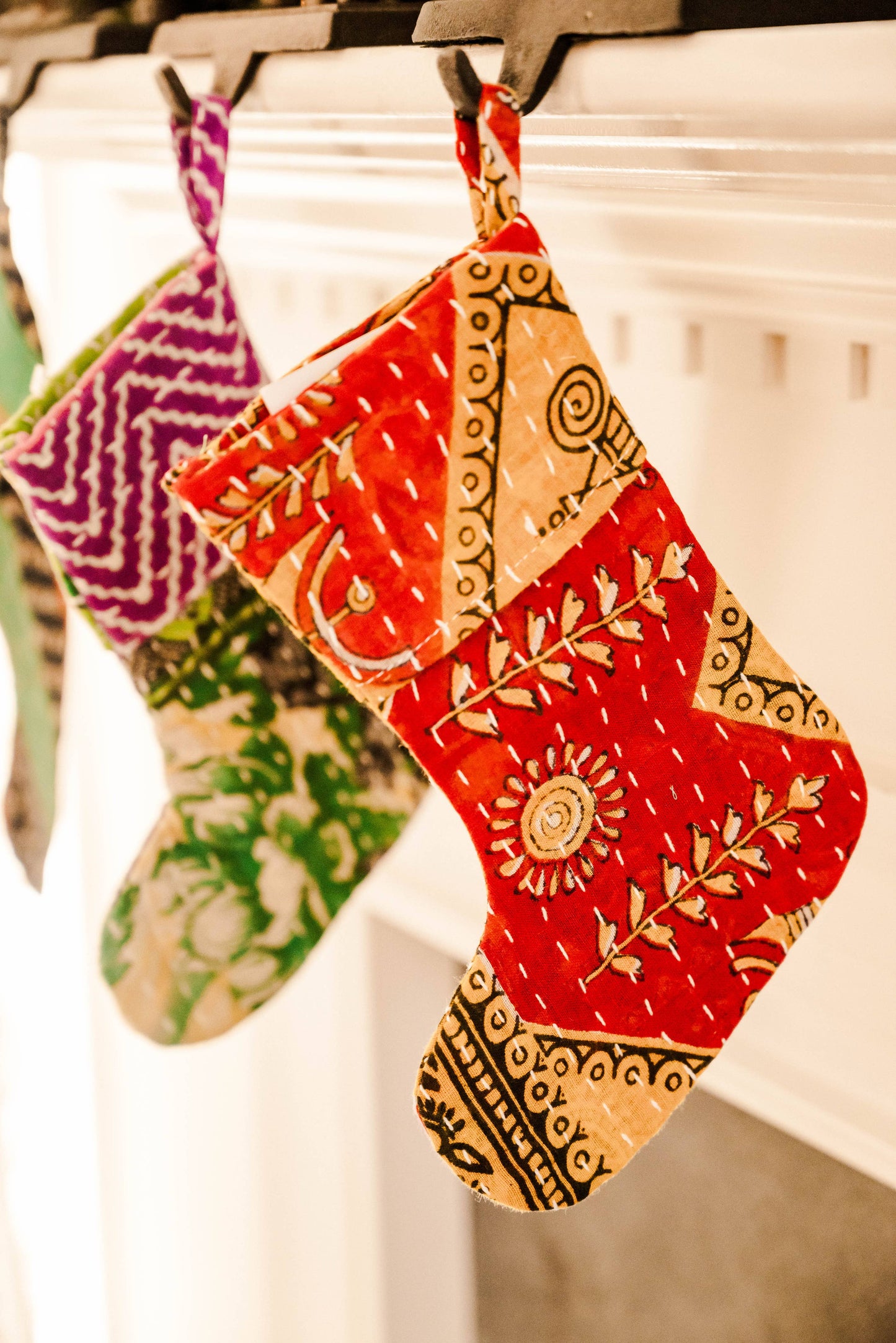 Kantha Stocking