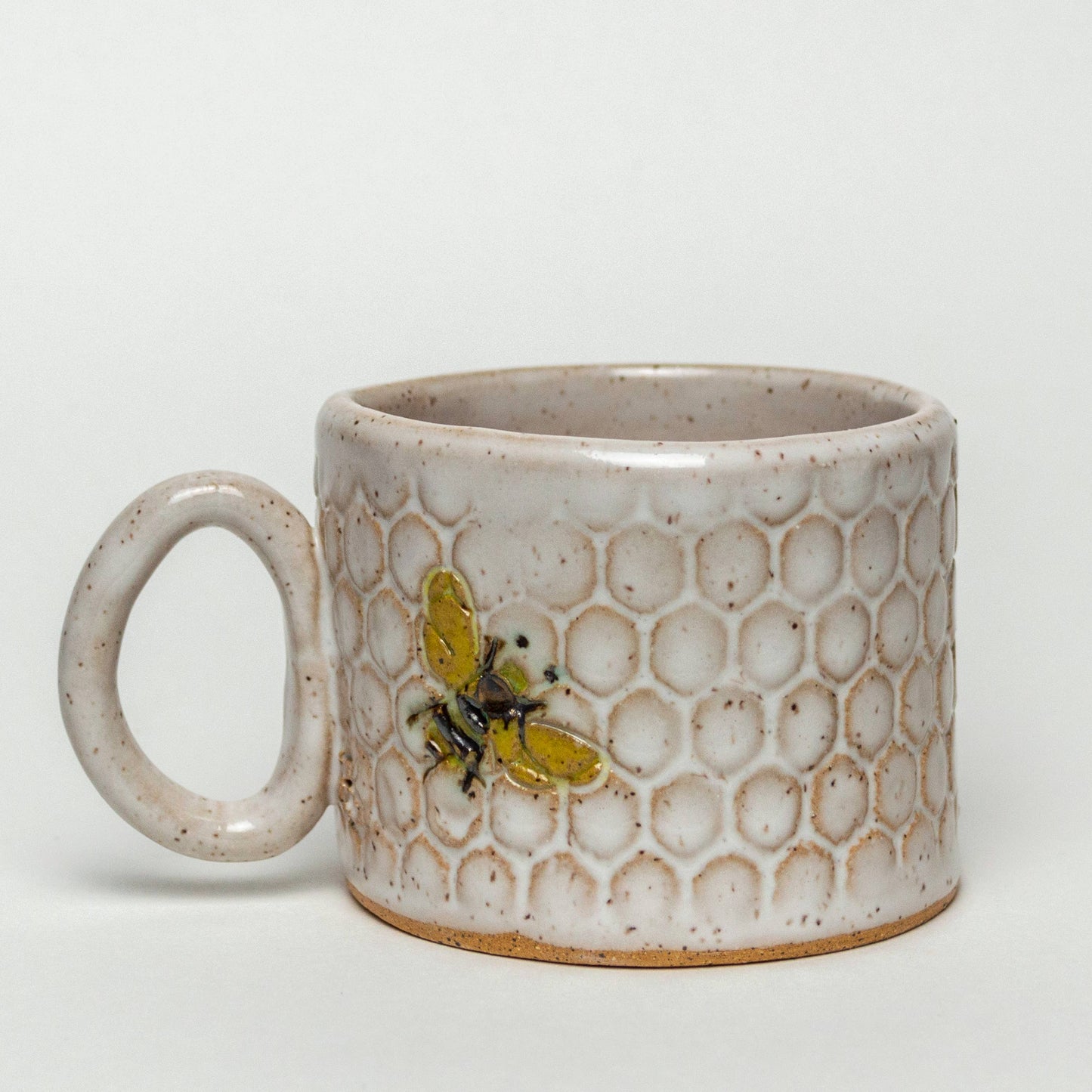 Bee White 8oz Mug