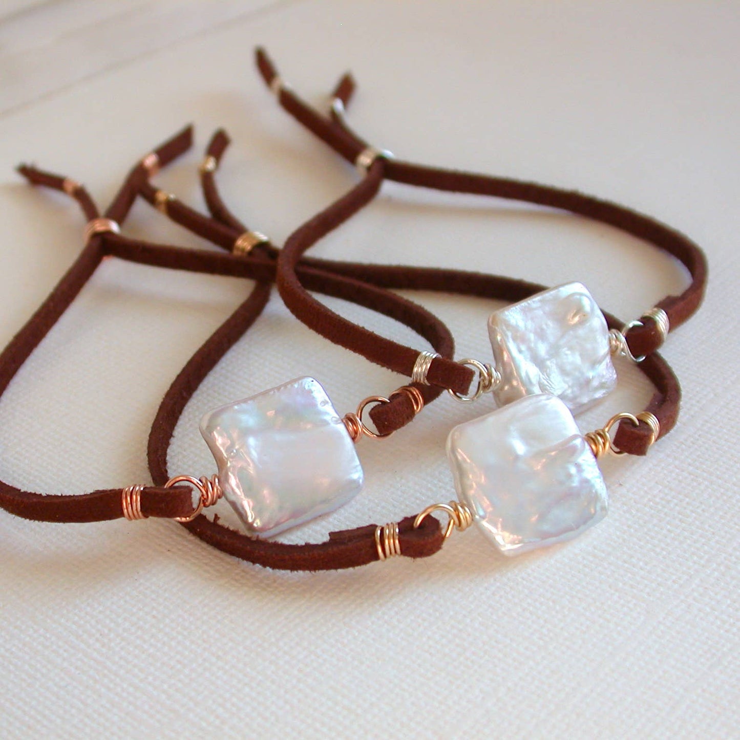 Modern Pearl Bracelet