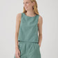 Women's Canopy Linen Blend Tulip Back Tank