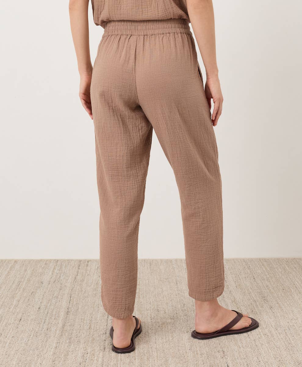 Coastal Double Gauze Tapered Pant