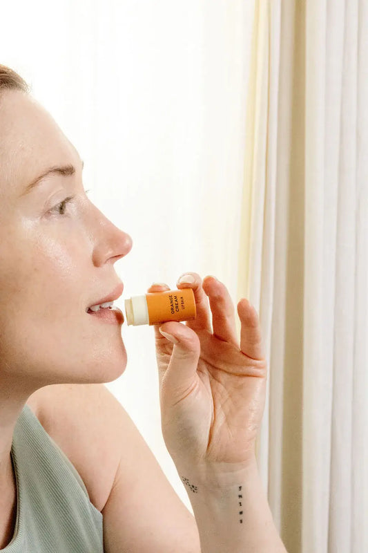 Orange Cream Organic Lip Balm