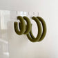 Ellory Hoops in Olive