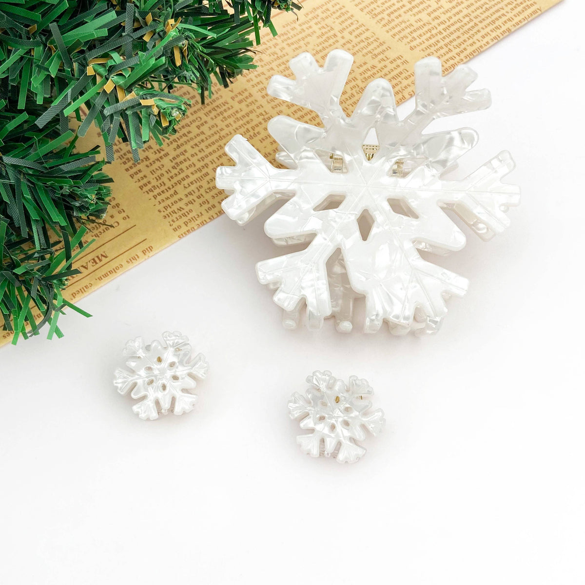 Snowflake Hair Claw